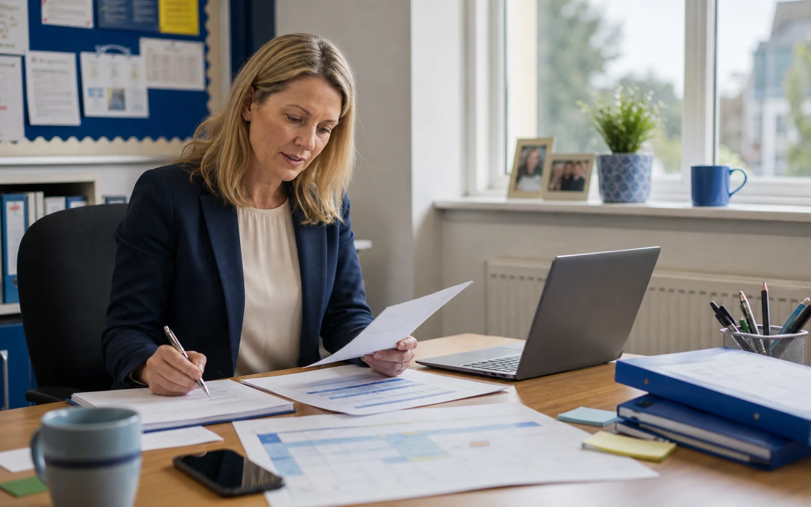 Irish school staff reviewing substitute teacher cover on the Subber platform
